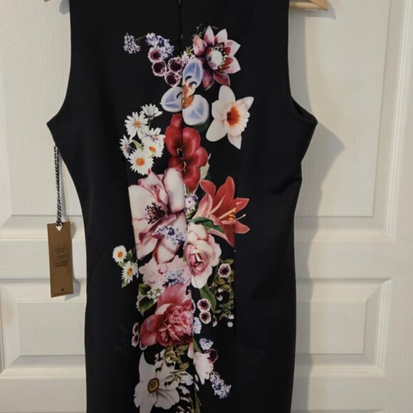 Point Zero Floral and Black Dress NWT - Picture 2 of 9